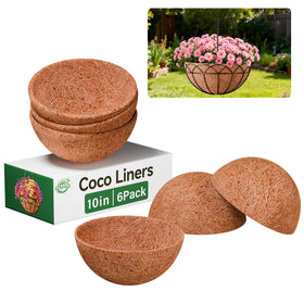 Halatool coconut liner round 10 inch, breathable soil support for plants.