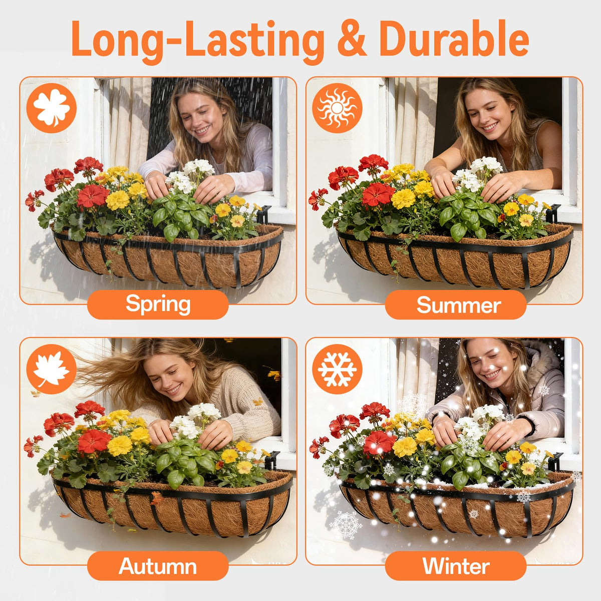Halatool drainage and aeration design supports healthy roots in outdoor baskets.