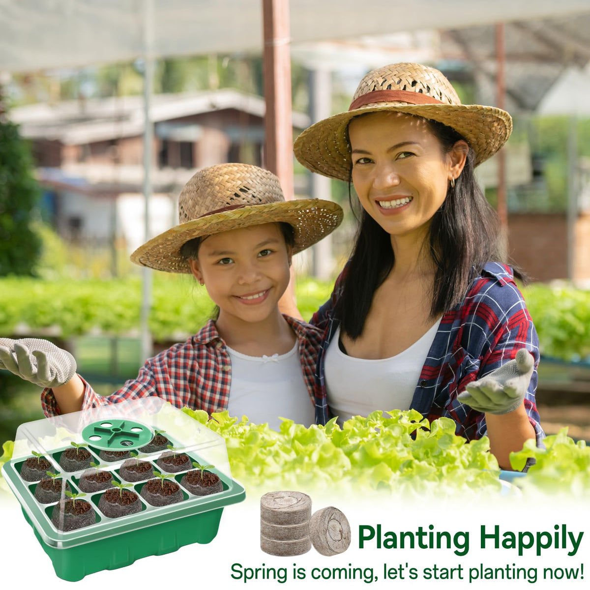 Halatool easy-use seed starter kit for home gardeners