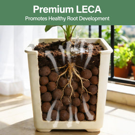 Halatool LECA porous surface texture emphasizes lightweight inert material.