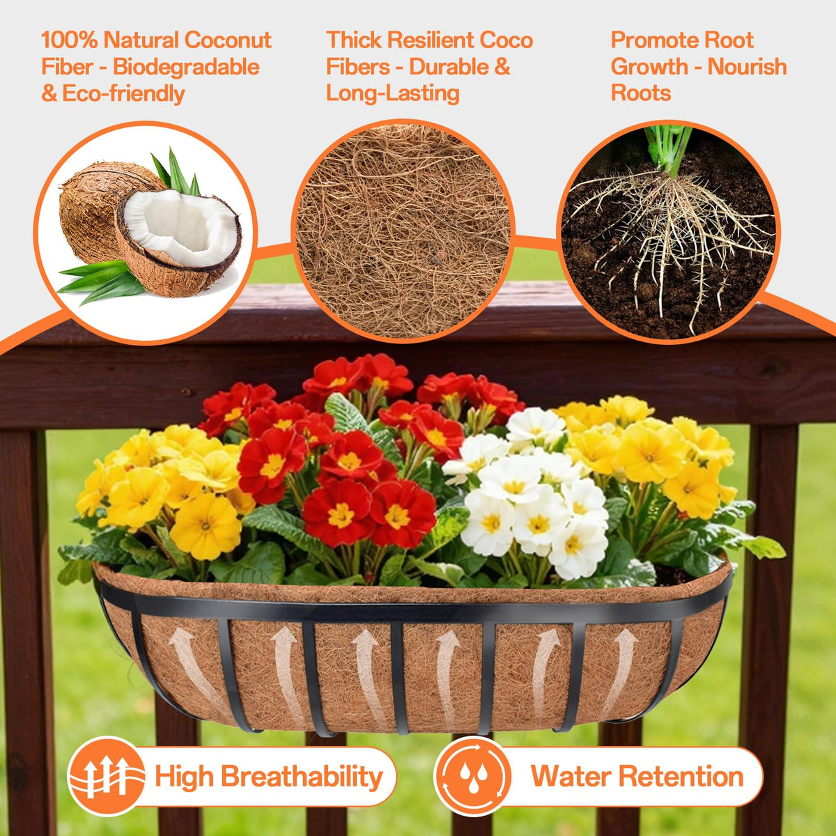 Halatool coconut fiber closeup reveals rustic texture and eco-friendly material.