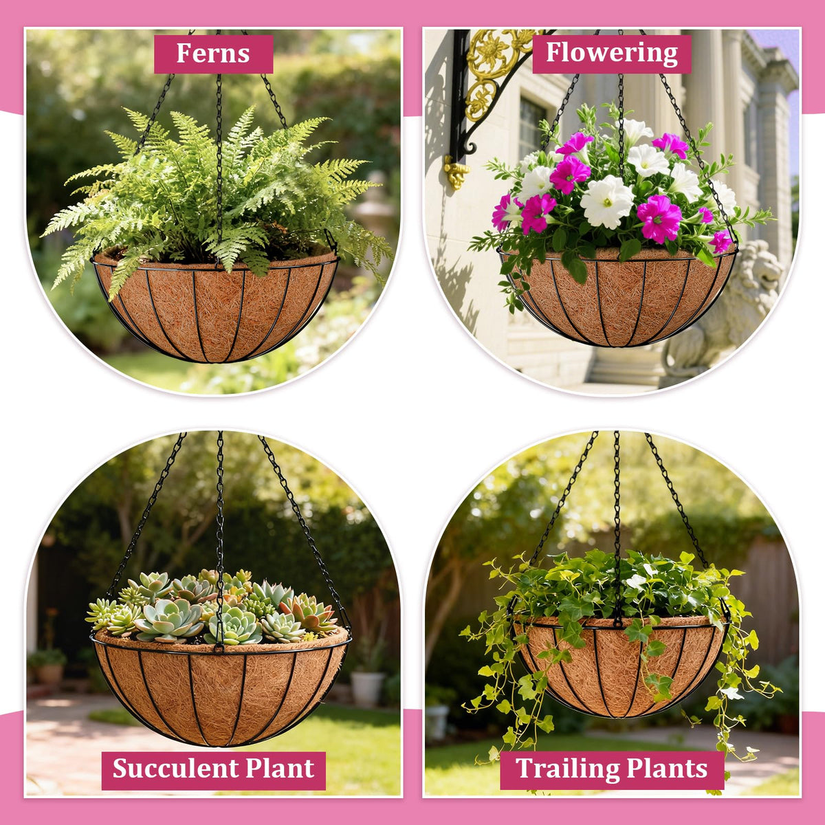 Halatool outdoor decor on patio or balcony with classic black finish.