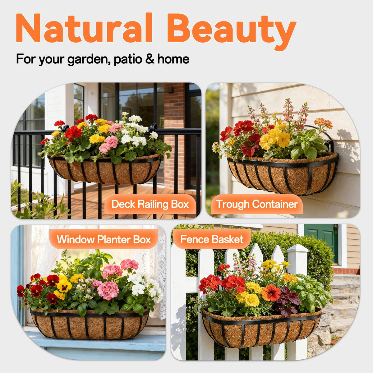 Halatool 30-inch fit ensures a neat, stable planter setup.