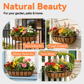 Halatool 30-inch fit ensures a neat, stable planter setup.