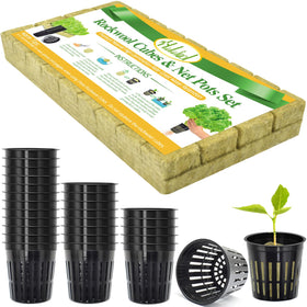 Halatool rockwool cubes 1-2 inch for seed germination and transplanting
