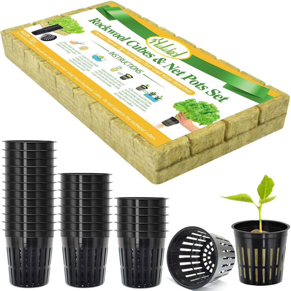Halatool rockwool cubes 1-2 inch for seed germination and transplanting