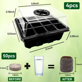 Halatool seed tray bottom with drain holes to promote airflow