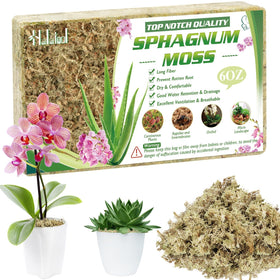 Halatool sphagnum moss 8qt packaging for easy plant transport and storage.