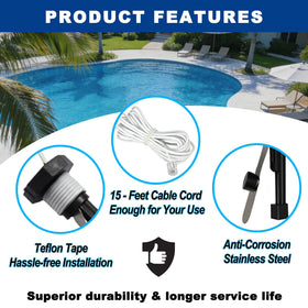 1/2 inch thread mounting provides straightforward installation.