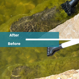 HALF OFF PONDS CleanSweep 1400 compact unit with accessible design and cord.