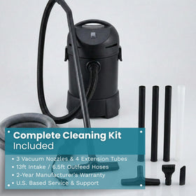 HALF OFF PONDS CleanSweep 1400 motor provides robust suction for muck removal.