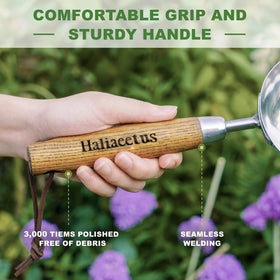 Haliaeetus 1-cup-volume garden scoop for quick soil loading