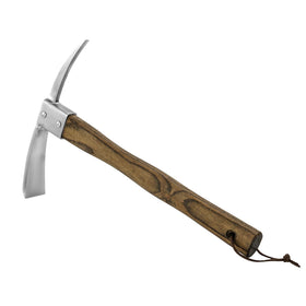 Haliaeetus pick axe dual-head design enables versatile garden tasks and soil work.
