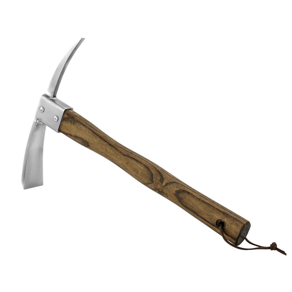 Haliaeetus pick axe dual-head design enables versatile garden tasks and soil work.