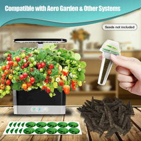 Haligo grow sponges with light-blocking media for neater, healthier seed starts.
