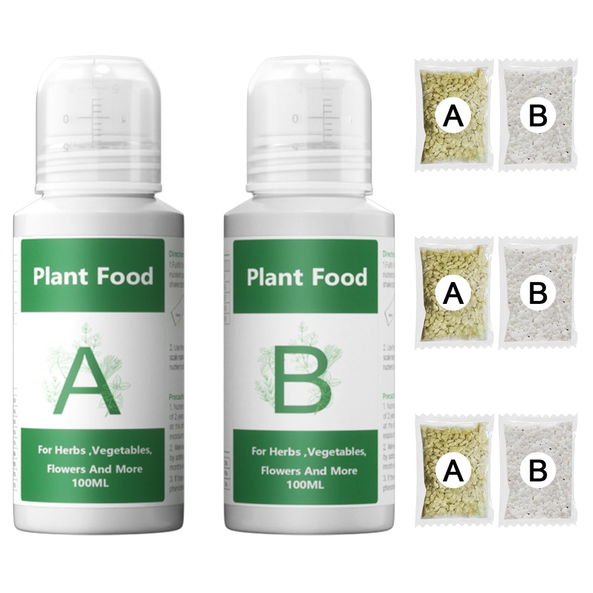 Haligo hydroponics nutrients A&B bottles ready for indoor plant feeding.