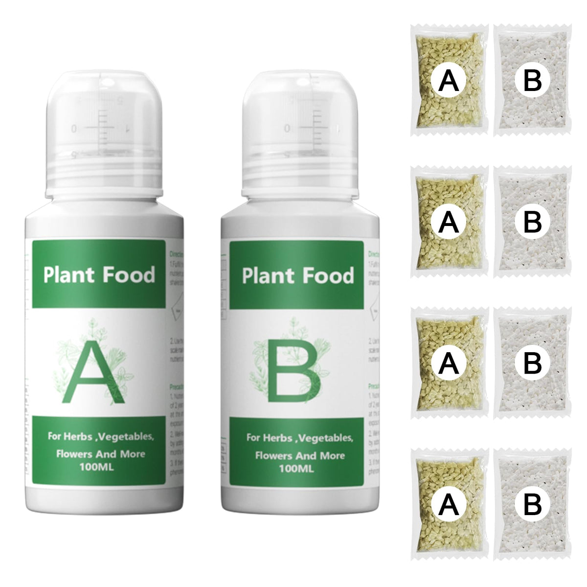 Haligo hydroponics nutrients A and B bottles ready for precise feeding