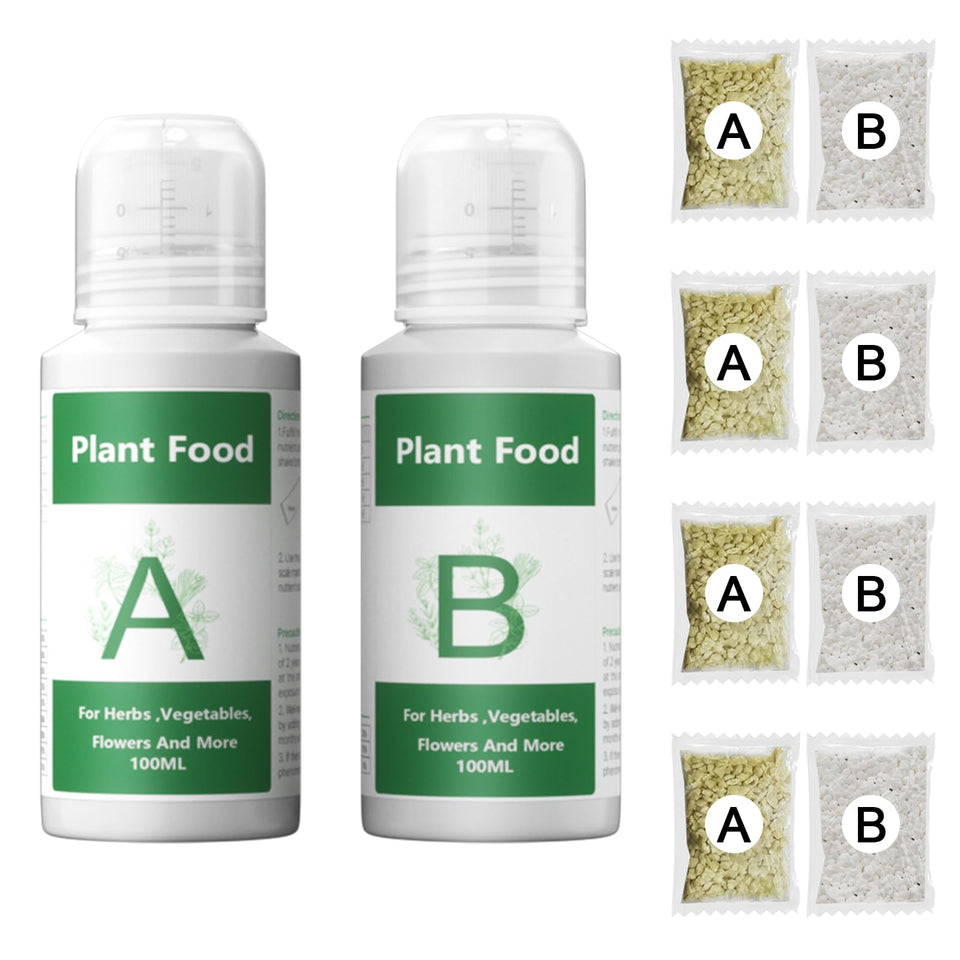 Haligo hydroponics nutrients A and B bottles ready for precise feeding