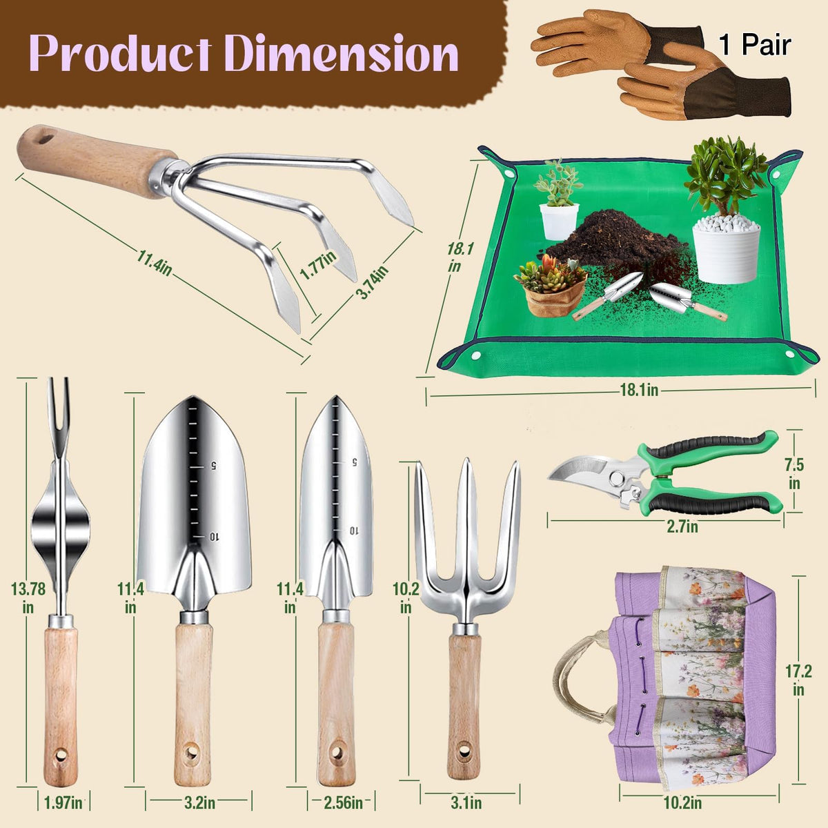 Halilus gardening gloves protect hands during tough tasks