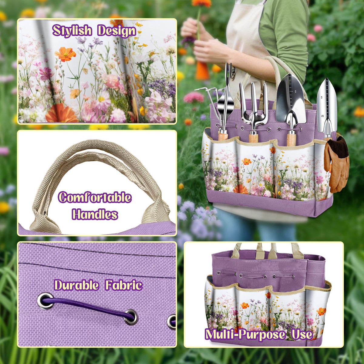 Halilus hand rake for thorough weeding and tidy flower beds