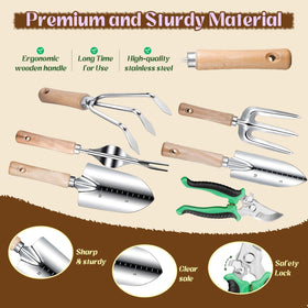Halilus garden shovel for digging and soil work in beds and pots