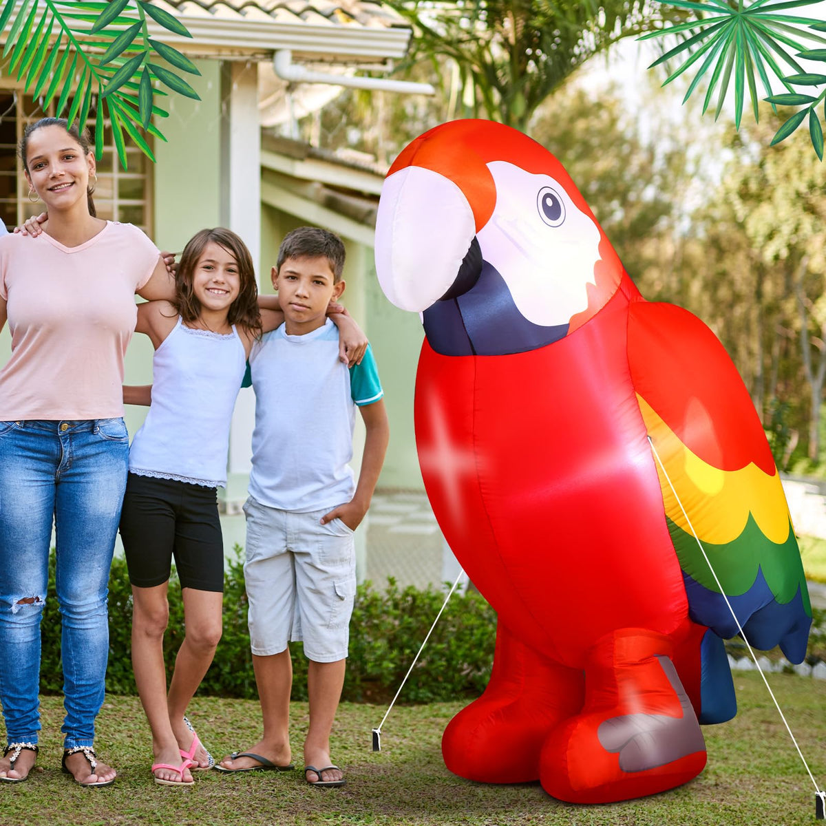 Halloscume 210t polyester parrot material for durability