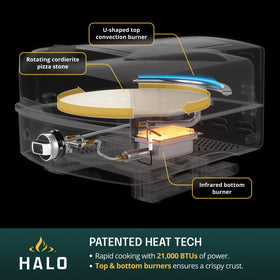 HALO Versa 16 compact design fits small outdoor spaces