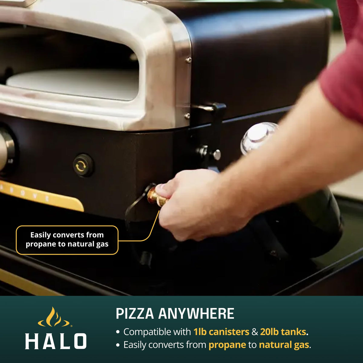 HALO Versa 16 patented heat tech for even cooking results