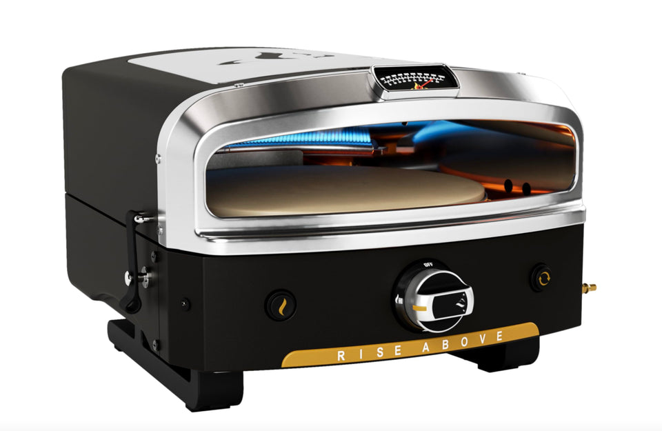 HALO Versa 16 pizza oven with rotating stone for even crusts
