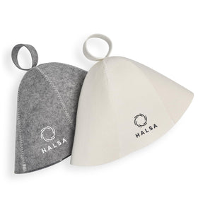 Halsa Sauna Hat supports extended sessions with comfortable wear