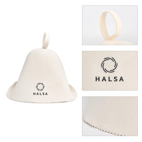 Halsa Sauna Hat breathable felt keeps you cool during intense heat exposure