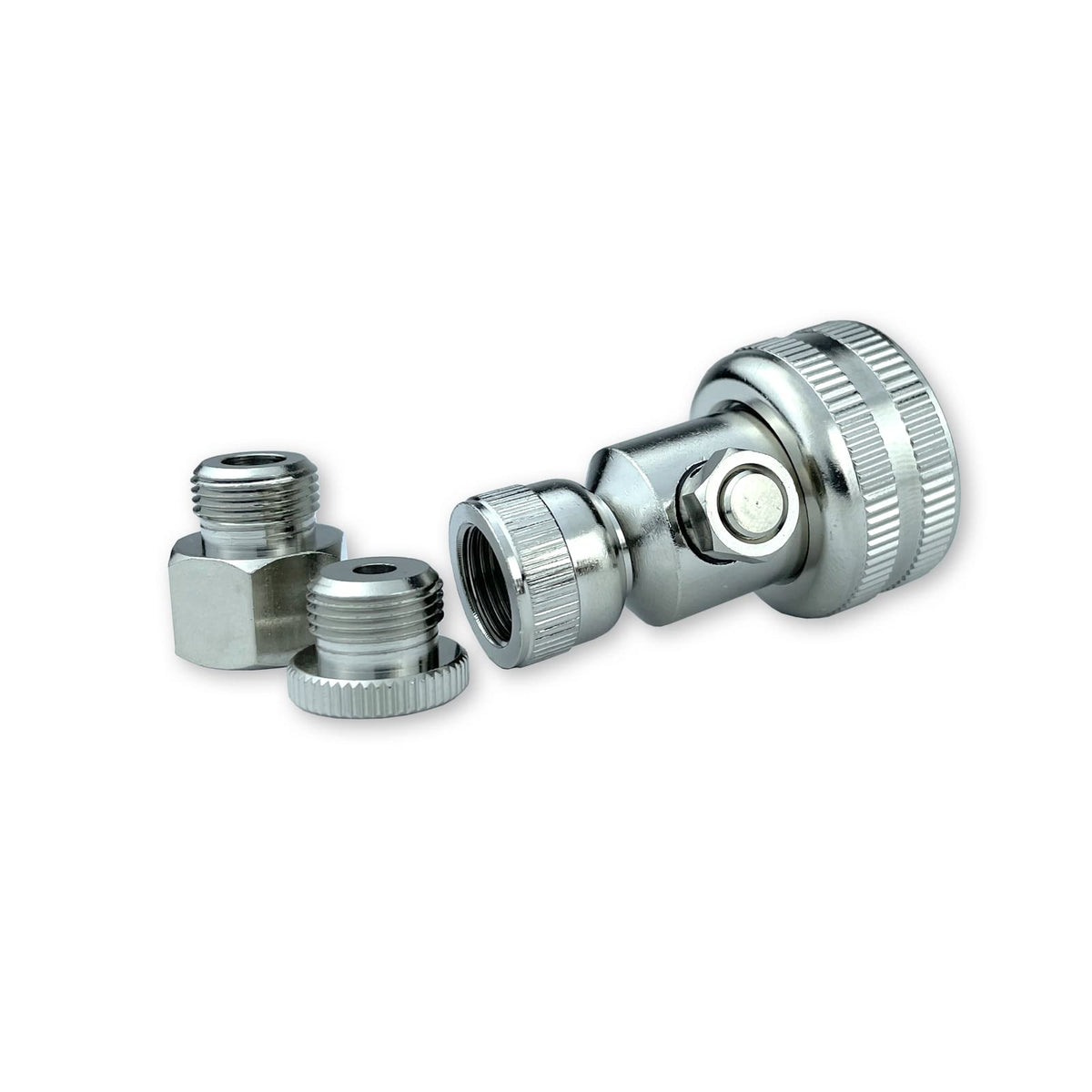 Haltec N-1091 garden hose connection 3/4 inch enables quick ballast fills.