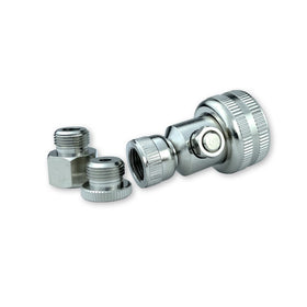 Haltec N-1091 garden hose connection 3/4 inch enables quick ballast fills.