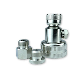 Haltec N-1091 side-button air release during liquid ballast filling.