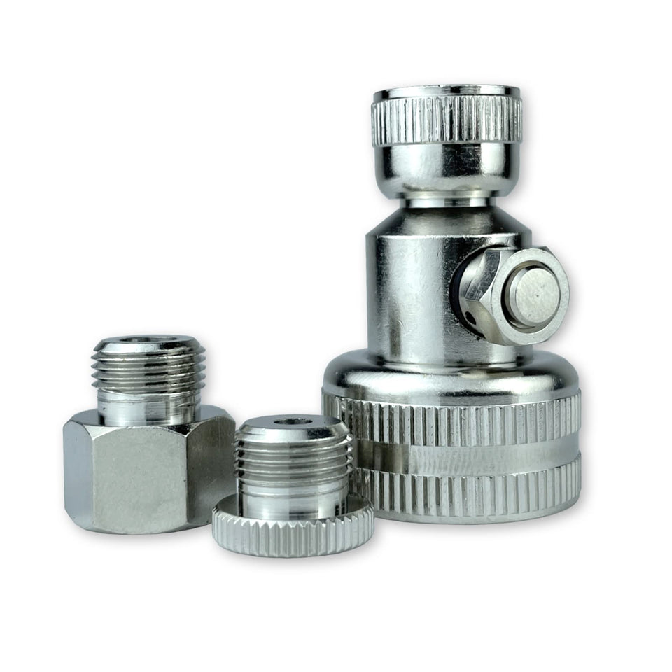 Haltec N-1091 valve stem adapter assembly for efficient ballast fills.