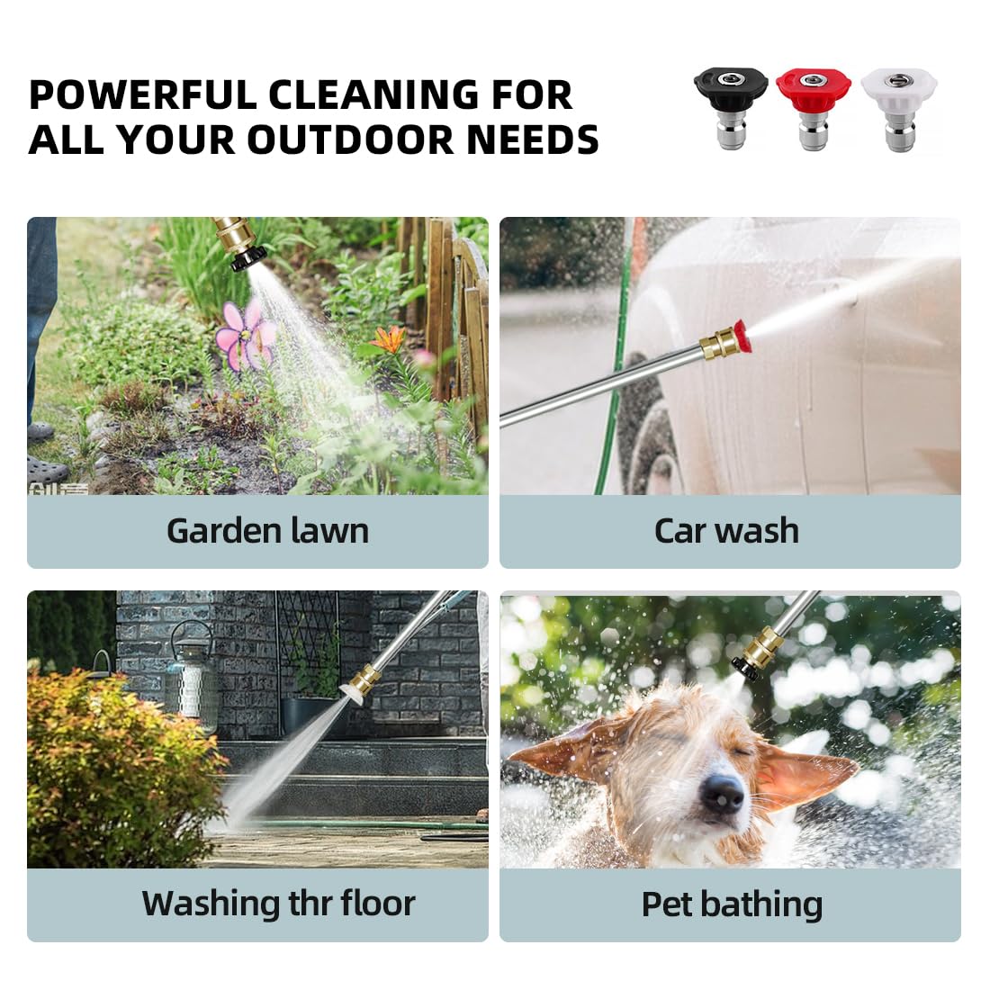 Hamirah car and pet window cleaning use, showing versatile applications.