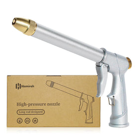 Hamirah garden hose nozzle brass head close-up for leak-free watering