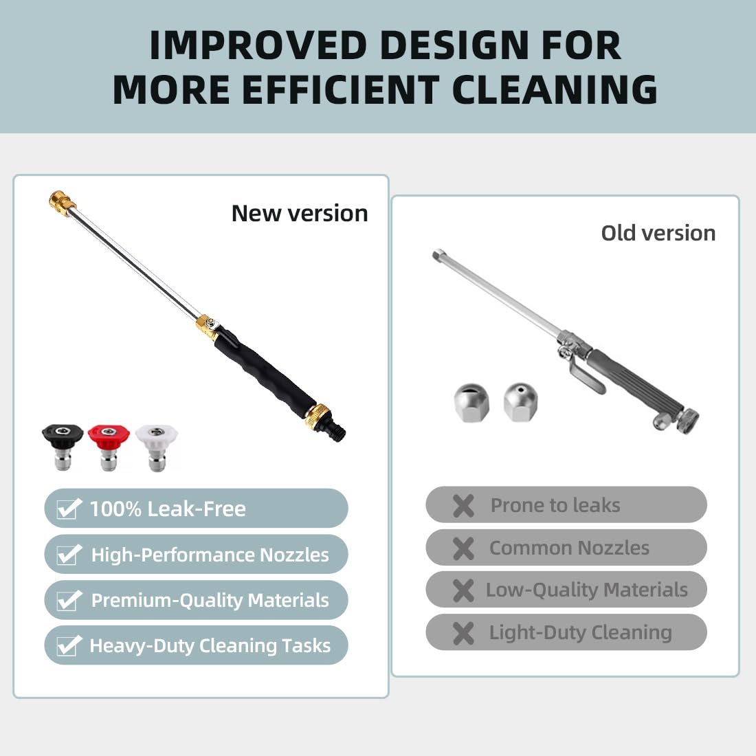 Hamirah rubber grip handle ensures comfortable, slip-resistant operation.