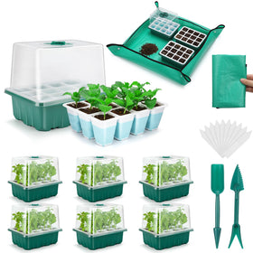 Hanaoyo seed starter tray 72 cells ready for indoor germination and easy transplanting.