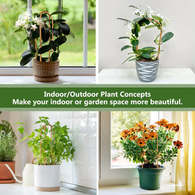 Hanaruer U-hoops bamboo frame adds flexible garden support.