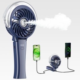 HandFan 4000mAh misting fan for on the go cooling and extended use