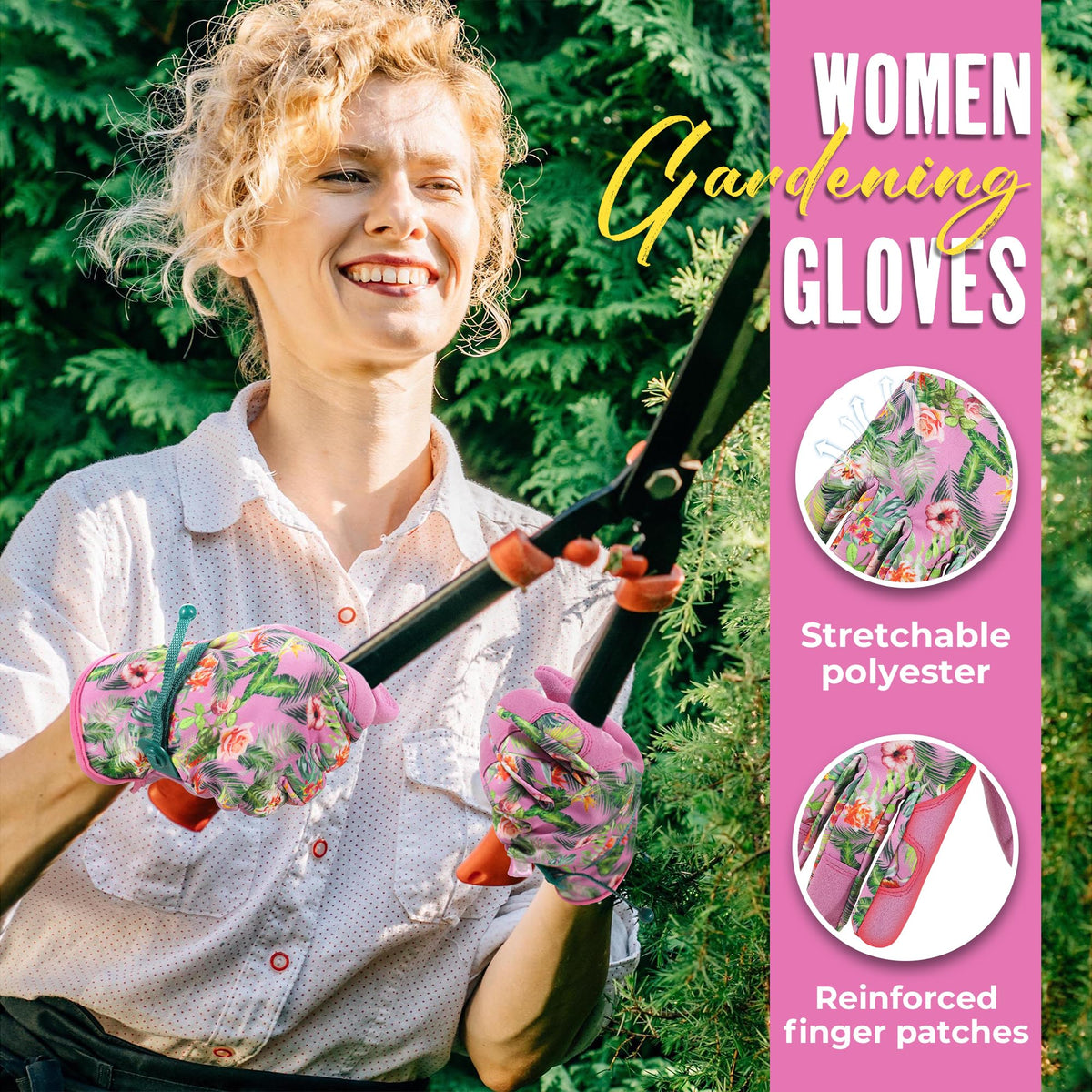 HANDLANDY gloves adjustable wrist strap for a snug, secure fit.