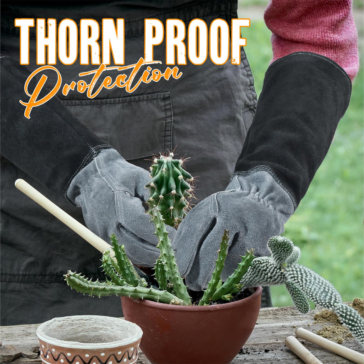 HANDLANDY breathable cotton lining keeps hands cool on hot days.