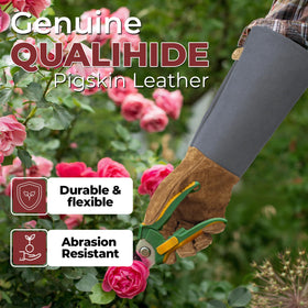 Handlandy breathable gloves keep hands cool during gardening tasks.
