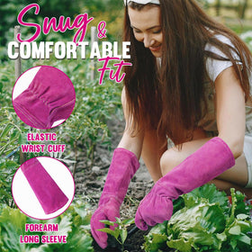 HANDLANDY cowhide leather palm gloves offering durable grip for tools
