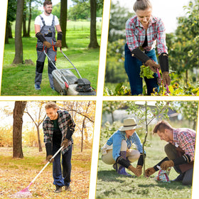 Handlandy gloves support digging, weeding, and mowing with flexible movement