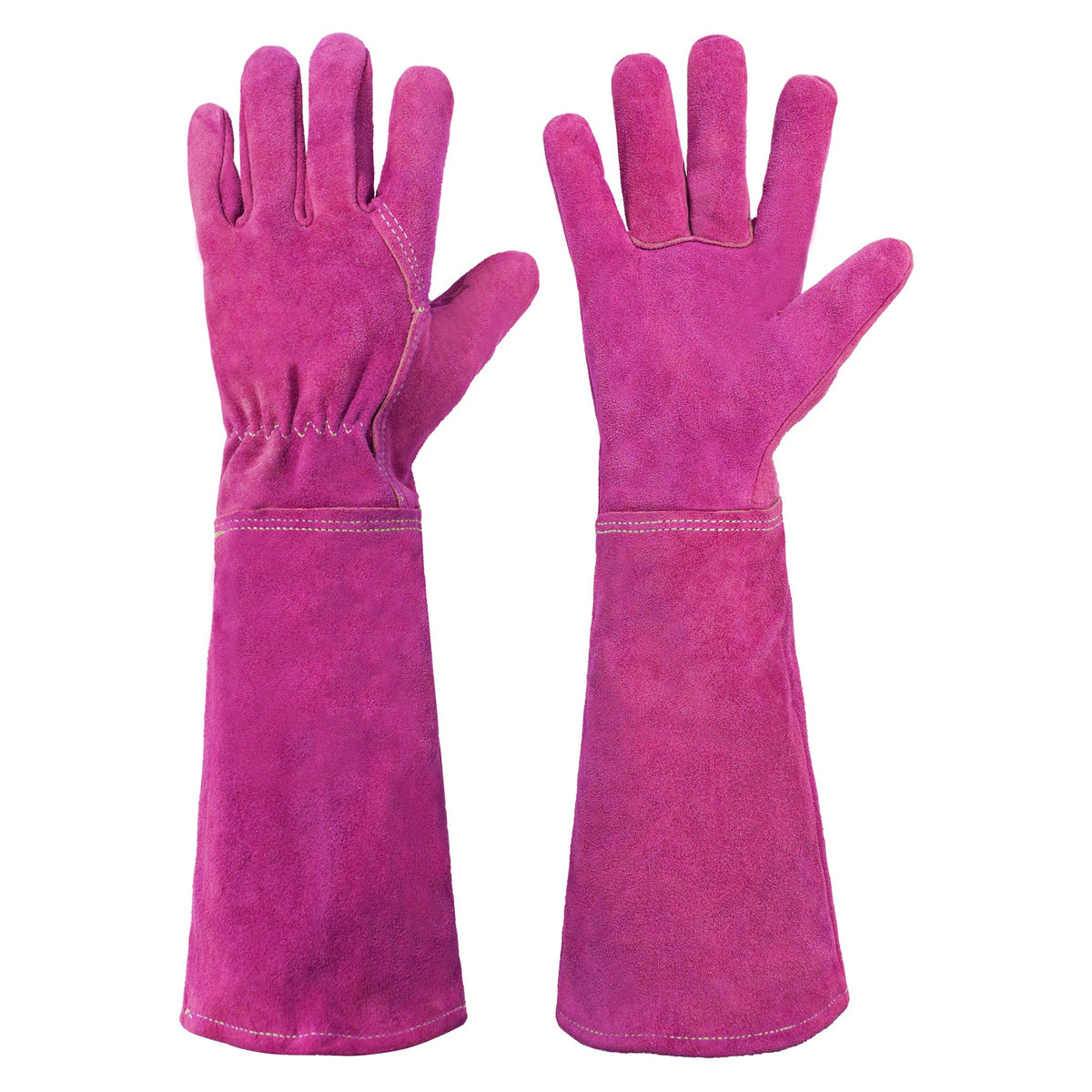 HANDLANDY ladies leather gloves with thorn-proof protection for pruning.