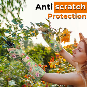 Breathable and lightweight HANDLANDY gloves keep hands cool during garden tasks