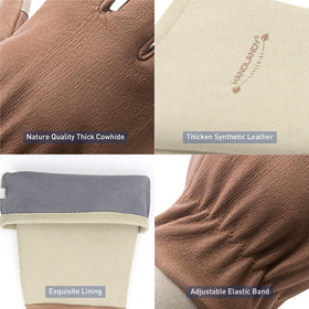HANDLANDY palm and fingertip padding enhances grip and comfort