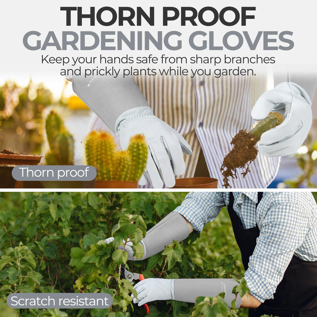 HANDLANDY gloves feature extra palm and fingertip padding for comfortable grip.